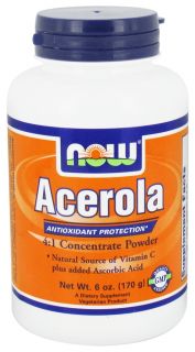 NOW Foods   Acerola Powder Antioxidant Protection   6 oz.