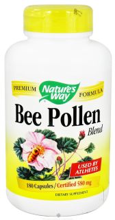 Natures Way   Bee Pollen 580 mg.   180 Capsules