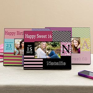 Personalized Birthday Picture Frames   Trendy Birthday Girl