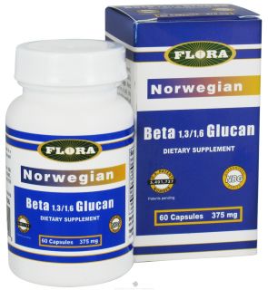 Flora   Norwegian Beta Glucan   60 Capsules