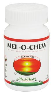 Maxi Health Research Kosher Vitamins   Mel o Chew Sleep Aid Berry Flavor   100 Chew(s)