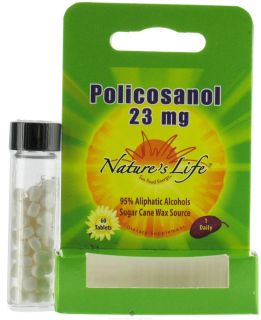 Natures Life   Policosanol 23 mg.   60 Tablets