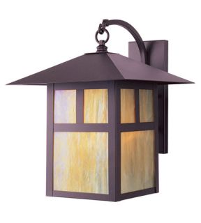 Montclair Mission 1 Light Outdoor Wall Lights in Bronze 2137 07