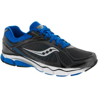 Saucony Echelon 3: Saucony Mens Running Shoes Gray/Blue/Black