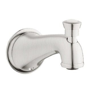 Grohe Seabury Wall Mounted Diverter Tub Spout   Infinity Brushed Nickel
