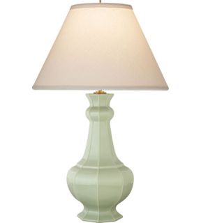 Alexa Hampton Greta 2 Light Table Lamps in Celadon Porcelain AH3016C L