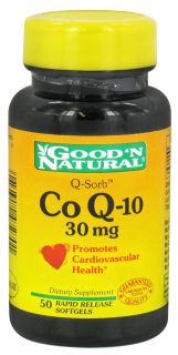 Good N Natural   CoQ 10 30 mg.   50 Softgels