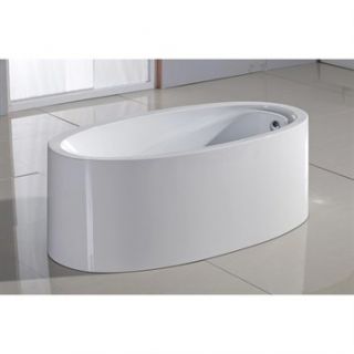 Aquatica PureScape 317 Freestanding Acrylic Bathtub   White
