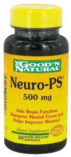 Good N Natural   Neuro PS 500 mg.   30 Softgels