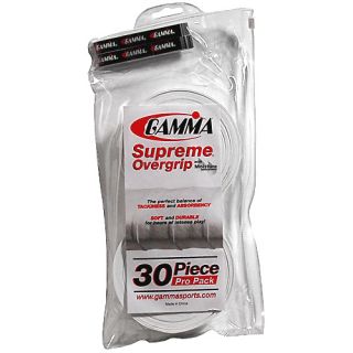 Gamma Supreme Overgrip 30 Pack: Gamma Tennis Overgrips