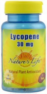 Natures Life   Lycopene 30 mg.   30 Tablets