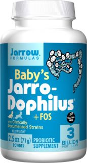 Jarrow Formulas   Babys Jarro Dophilus + FOS   2.5 oz.