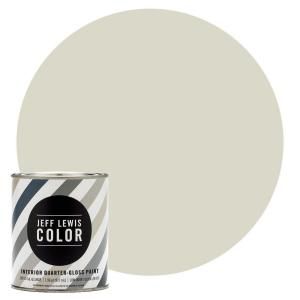 Jeff Lewis Color 1 qt. #JLC210 Bone Quarter Gloss Ultra Low VOC Interior Paint 304210