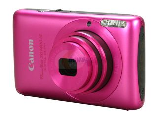 Canon PowerShot SD1400 IS Pink 14.1 MP 4X Optical Zoom 28mm Wide Angle Digital Camera