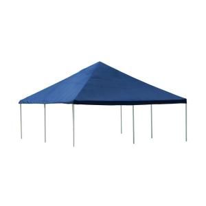 ShelterLogic Super Max 20 ft. x 20 ft. 8 Leg Frame Blue Canopy 25797