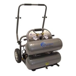 California Air Tools 4.6 Gal. 2 HP 150 psi Ultra Quiet and Oil Free Air Compressor with Cart 4620C