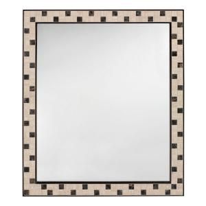 Home Decorators Collection Argonne 32 in. x 27 in. Mirror in Espresso Frame 0416710820