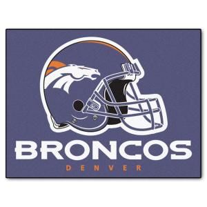 FANMATS Denver Broncos 19 in. x 30 in. Accent Rug 5720.0