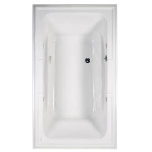 American Standard Town Square EverClean Chromatherapy 6 ft. Air Bath in White 2742.068CK2.020