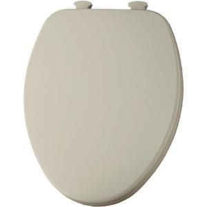 Church Lift Off Elongated Closed Front Toilet Seat in Almond 585EC 146