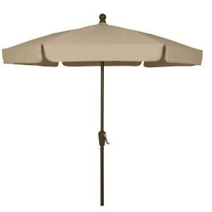 Fiberbuilt Umbrellas 7 1/2 ft. Patio Umbrella in Beige 7GCRCB T Beg