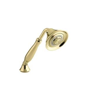 KOHLER Forte 4 Spray 4 3/4 in. Raincan Hand Shower in Vibrant Polished Brass K 10286 PB