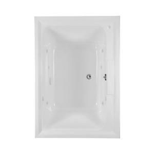 American Standard Town Square EcoSilent Chromatherapy 5 ft. Whirlpool Tub in White 2748.048WC.K2.020