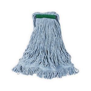 Rubbermaid Commercial Products Medium Super Stitch Blend Mop with 1 in. Headband (Case of 6) FG D212 06 BLU