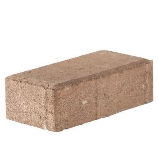Pavestone 4 in. x 8 in. 60 mm Sand Brown Charcoal Holland Concrete Paver 21770