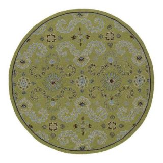 Kaleen Home & Porch Isle of Hope Celery 7 ft. 9 in. Round Area Rug 2017 33 7.9rnd