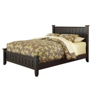 Home Styles Arts and Crafts Black Queen size Bed 5181 500