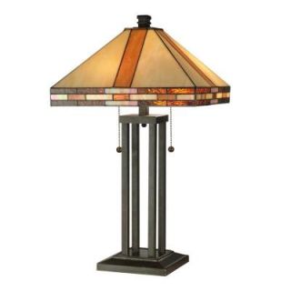 Dale Tiffany Mission 24.5 in Antique Bronze Table Lamp STT11005