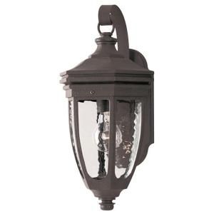 Westinghouse 1 Light Textured Rust Patina Cast Aluminum Exterior Wall Lantern with Clear Water Glass 6985200