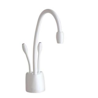 InSinkErator Indulge Contemporary White Instant Hot/Cool Water Dispenser Faucet Only F HC1100W