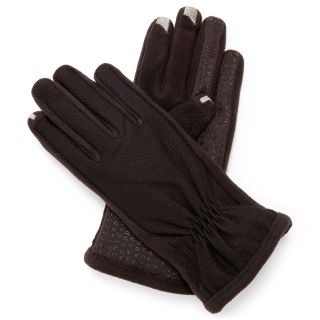 Isotoner Stretch Gloves, Black, Womens