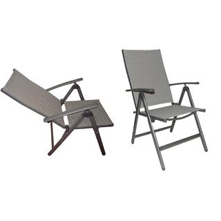 Deluxe Reclining High Back Patio Chairs (set Of 2)