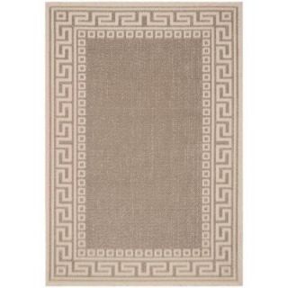 Direct Home Textiles Greek Key Natural/Brown 7 ft. 10 in. x 10 ft. 6 in. Indoor/Outdoor Rug DISCONTINUED 6777 94126 147