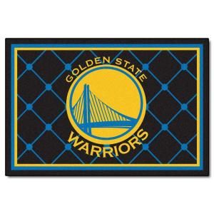 FANMATS Golden State Warriors 5 ft. x 8 ft. Area Rug 9265