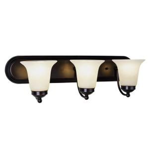 Filament Design Cabernet Collection 3 Light Polished Chrome Bath Bar with White Marbleized Shade CLI WUP202237
