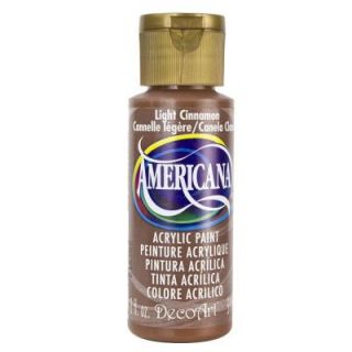 DecoArt Americana 2 oz. Light Cinnamon Acrylic Paint DA114 3