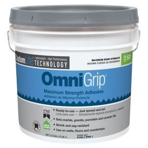 Custom Building Products OmniGrip 3 1/2 gal. Maximum Strength Adhesive OGA3