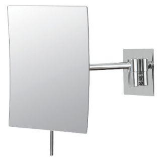 Vanity Mirror: Minimalist Rectangular Wall Mirror 5 X 8 Chrome