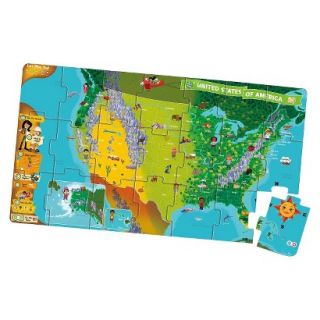 LeapFrog LeapReader Interactive United States Map Puzzle (works with Tag)