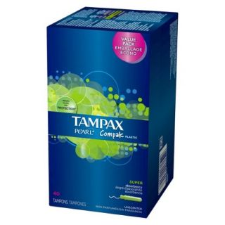 Tampax Compak Pearl Super, 40 count
