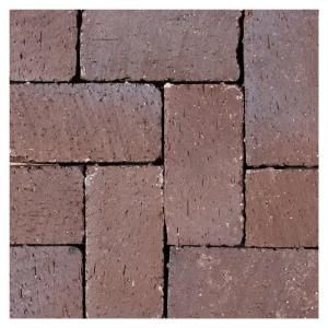 Mission Split 8 in. x 4 in. x 1.63 in. Tumbled Clay Brown Flash Paver 073632408