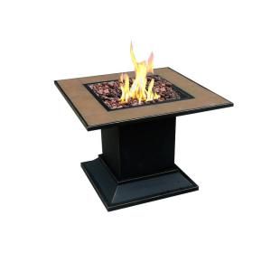 Carnegie Propane Gas Fire Pit in Steel Finish DISCONTINUED 66038