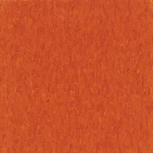 Armstrong Imperial Texture VCT 12 in.x 12 in. Pumpkin Orange Standard Excelon Commercial Vinyl Tile(45 sq ft/case) 51813031
