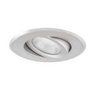 Globe Electric 5 in. Recessed Brushed Nickel Light Fixture 90030
