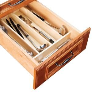 Home Decorators Collection 16x3x19 in. Utensil Tray Divider for 21 in. Shallow Drawer in Natural Maple UTD21
