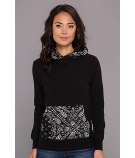 Crooks & Castles Knit Hooded Pullover   Squadlife Womens Long Sleeve Pullover (Black)